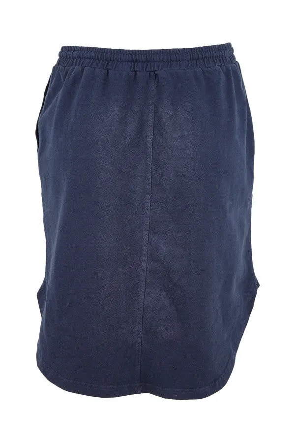 Palm Skirt in Navy