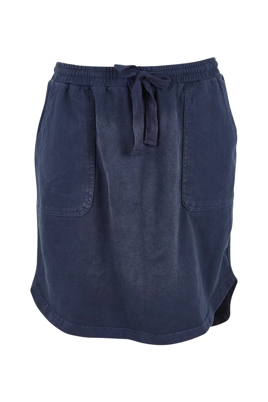 Palm Skirt in Navy