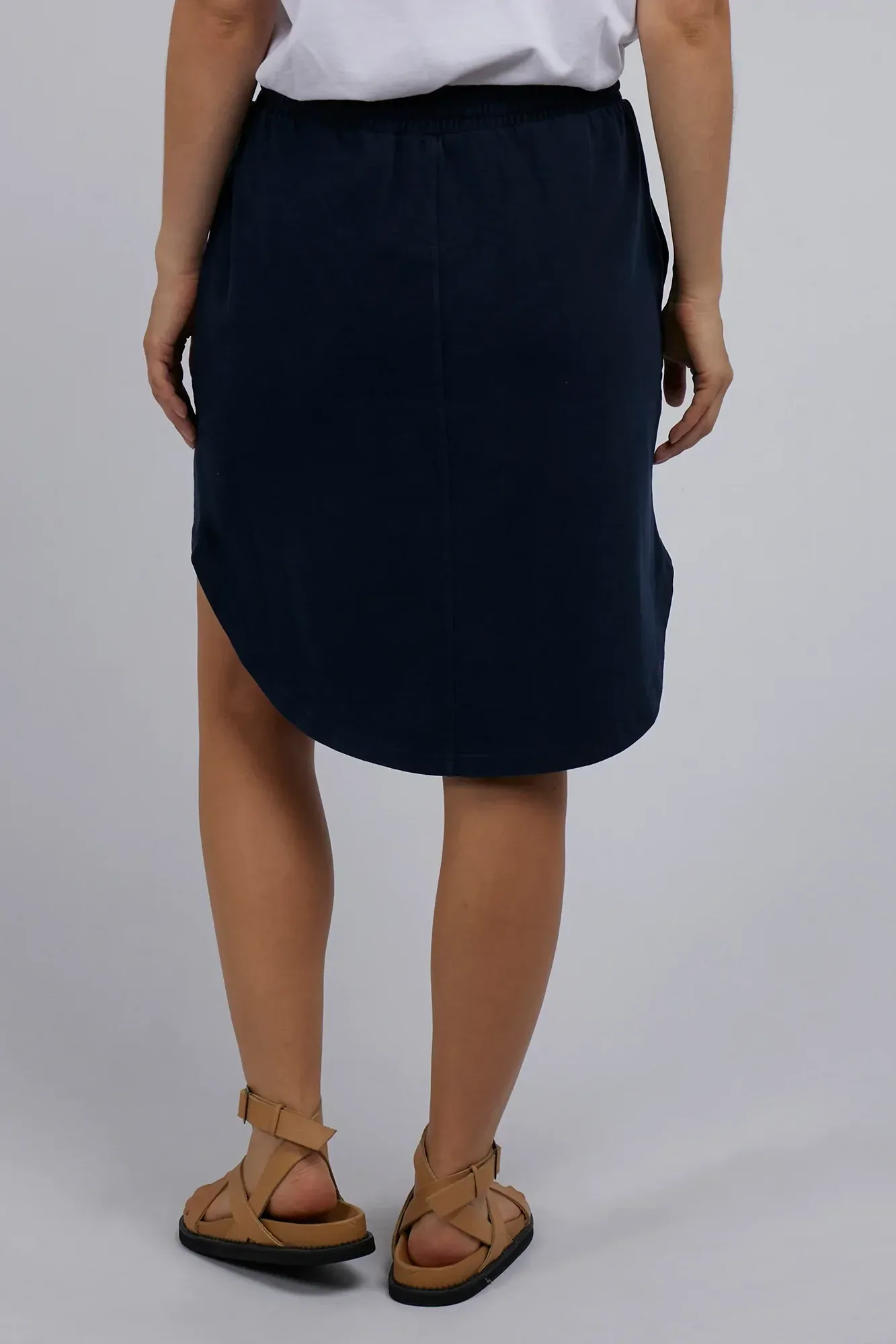 Palm Skirt in Navy