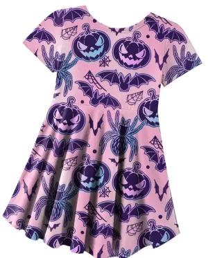 Pastel Halloween Skater Dress