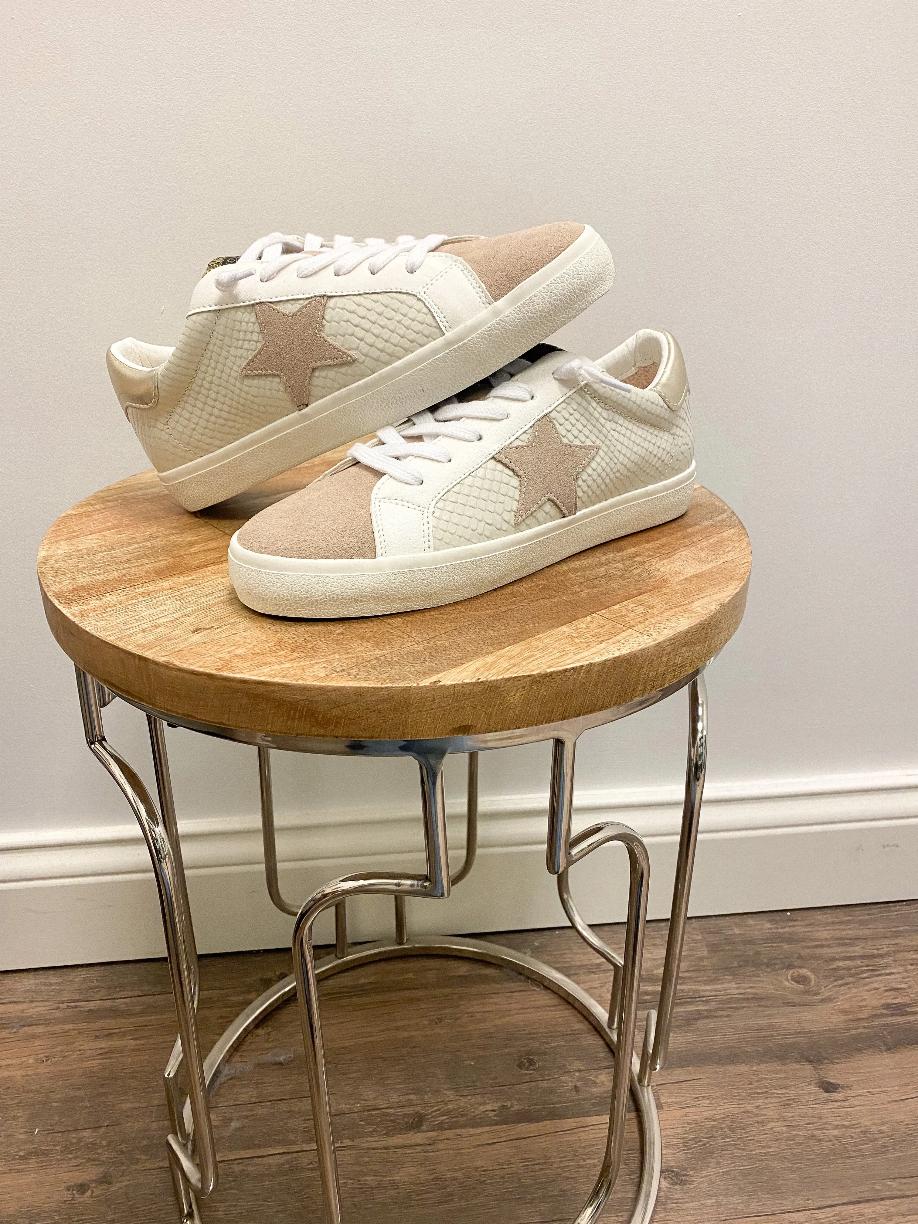 Pierson Blush/Taupe Suede Star Sneaker