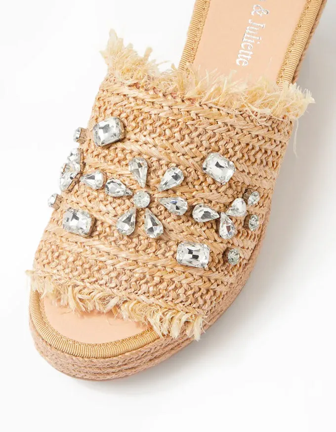 Pitchy Wedges Coffee Raffia