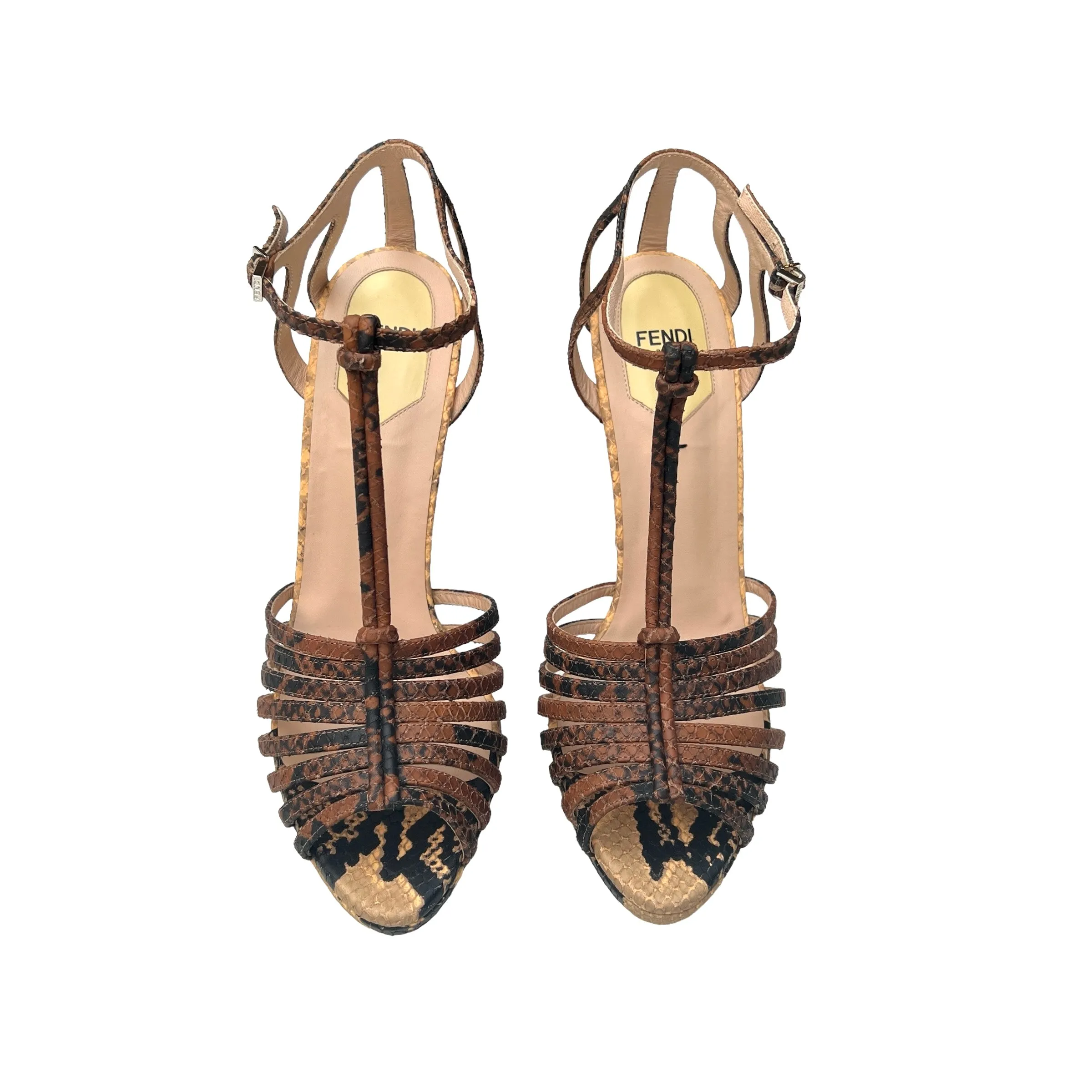 Python Embossed High-Heels -  10