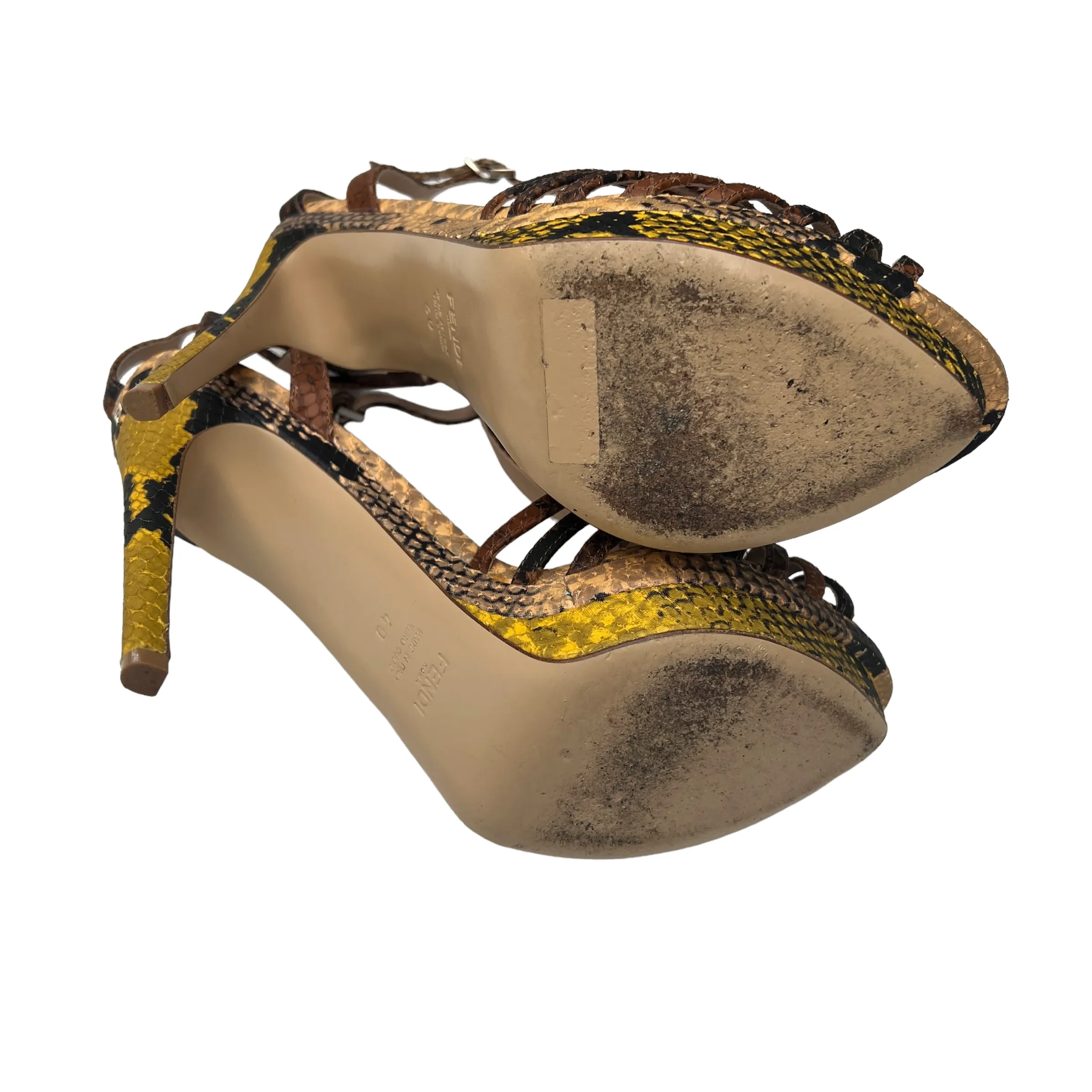 Python Embossed High-Heels -  10