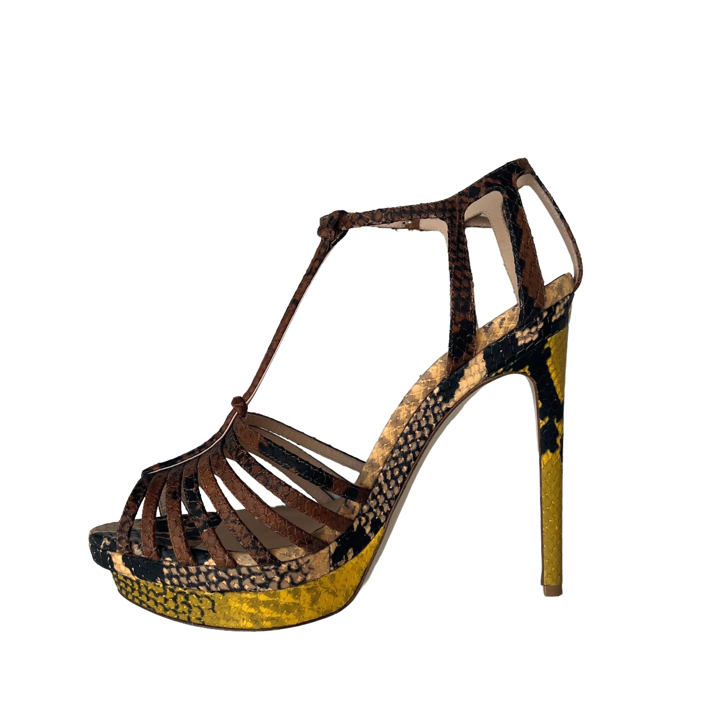 Python Embossed High-Heels -  10