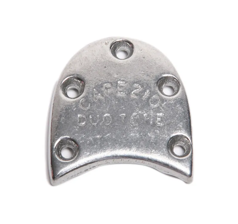 Quella -- Duo Tone Heel Taps -- Silver