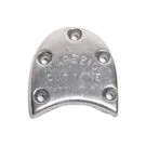 Quella -- Duo Tone Heel Taps -- Silver