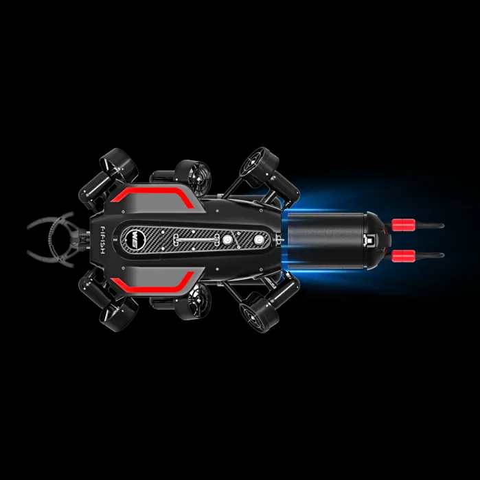 Qysea Pro W6 FIFISH Underwater Drone Robot Bundle | 388 Wh Capaclty | 350 Meters (1148 feet) Depth