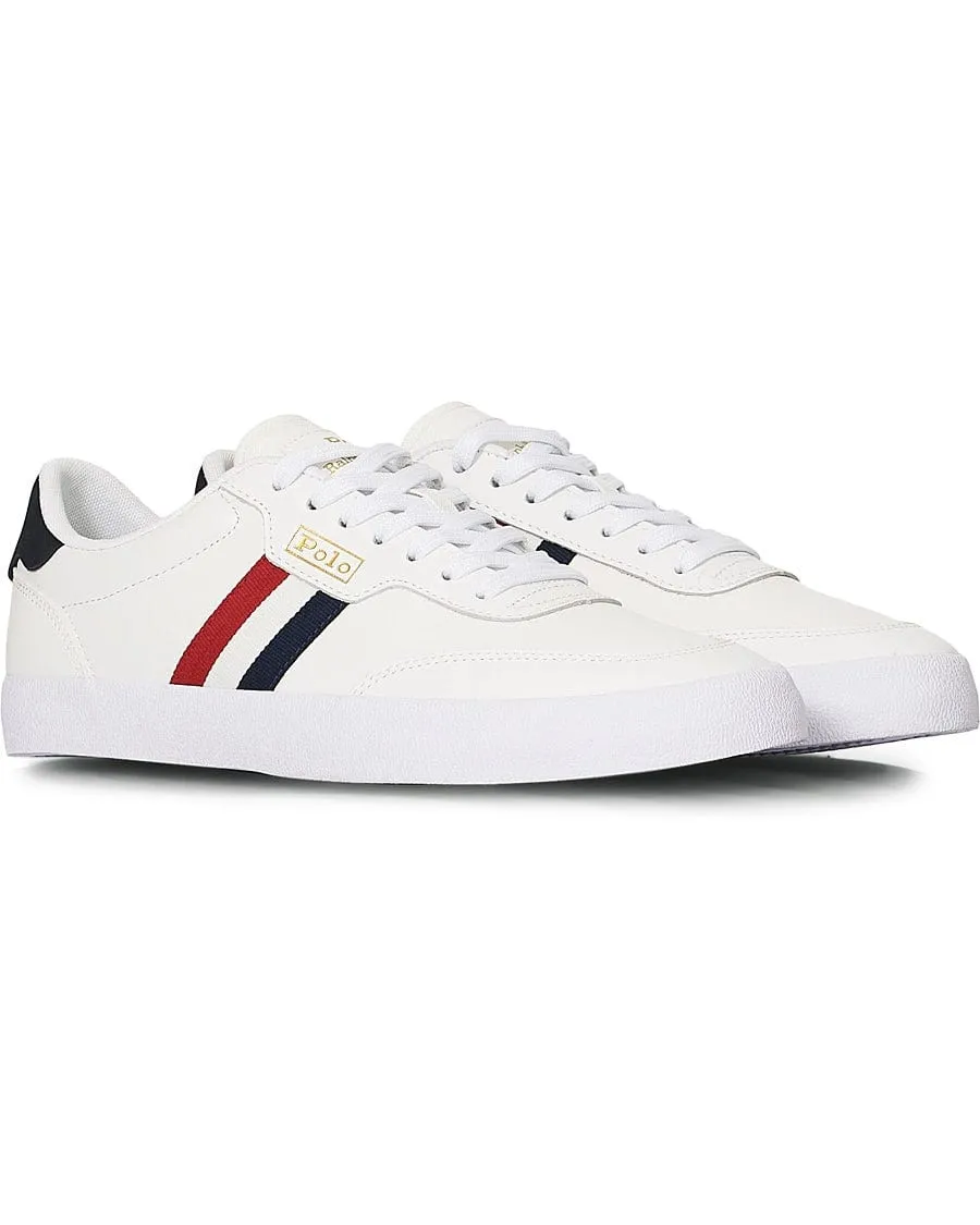 RALPH LAUREN -  Court Leather Sneakers