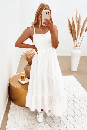 Rhett Midi Dress White