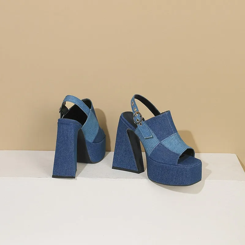 Rico Denim High Heels