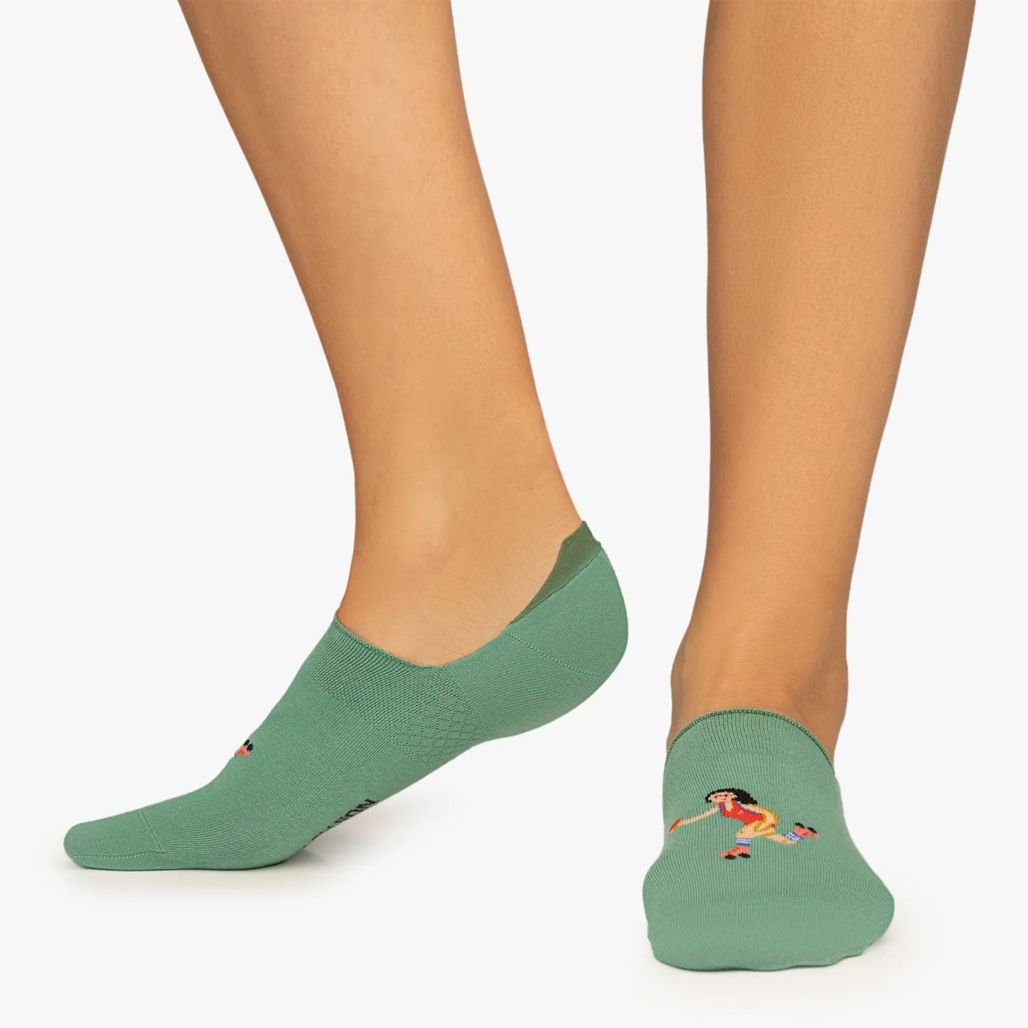 Roller Girl No Show - Turquoise