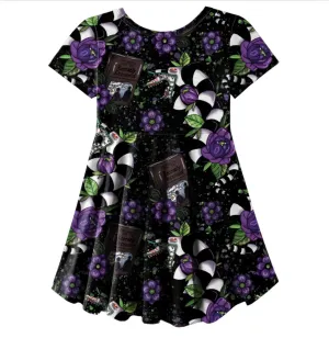 Sand Worm Skater Dress