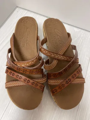 Sandals Heels Wedge By Skechers  Size: 7.5
