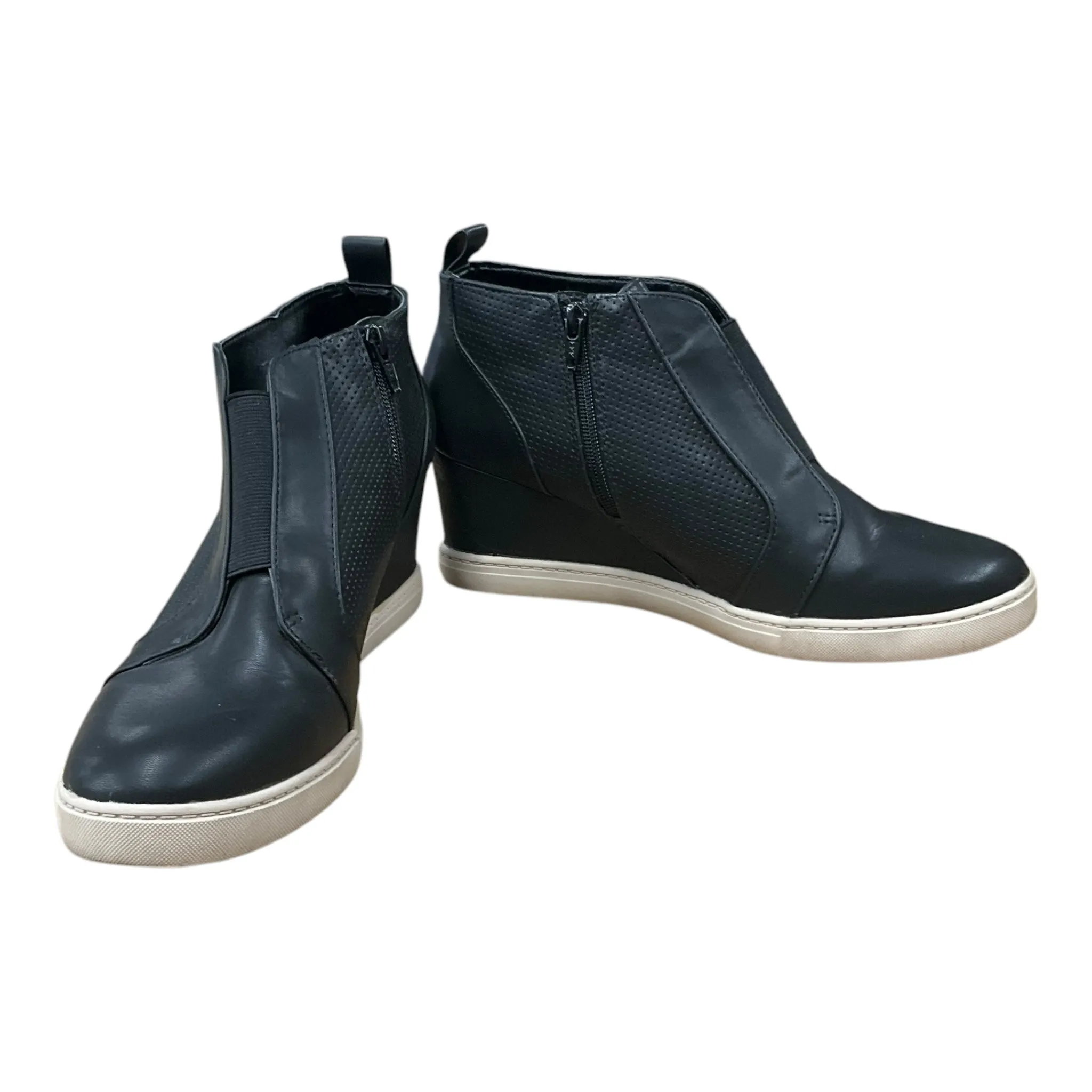 Shoes Heels Wedge By A New Day In Black, Size: 11
