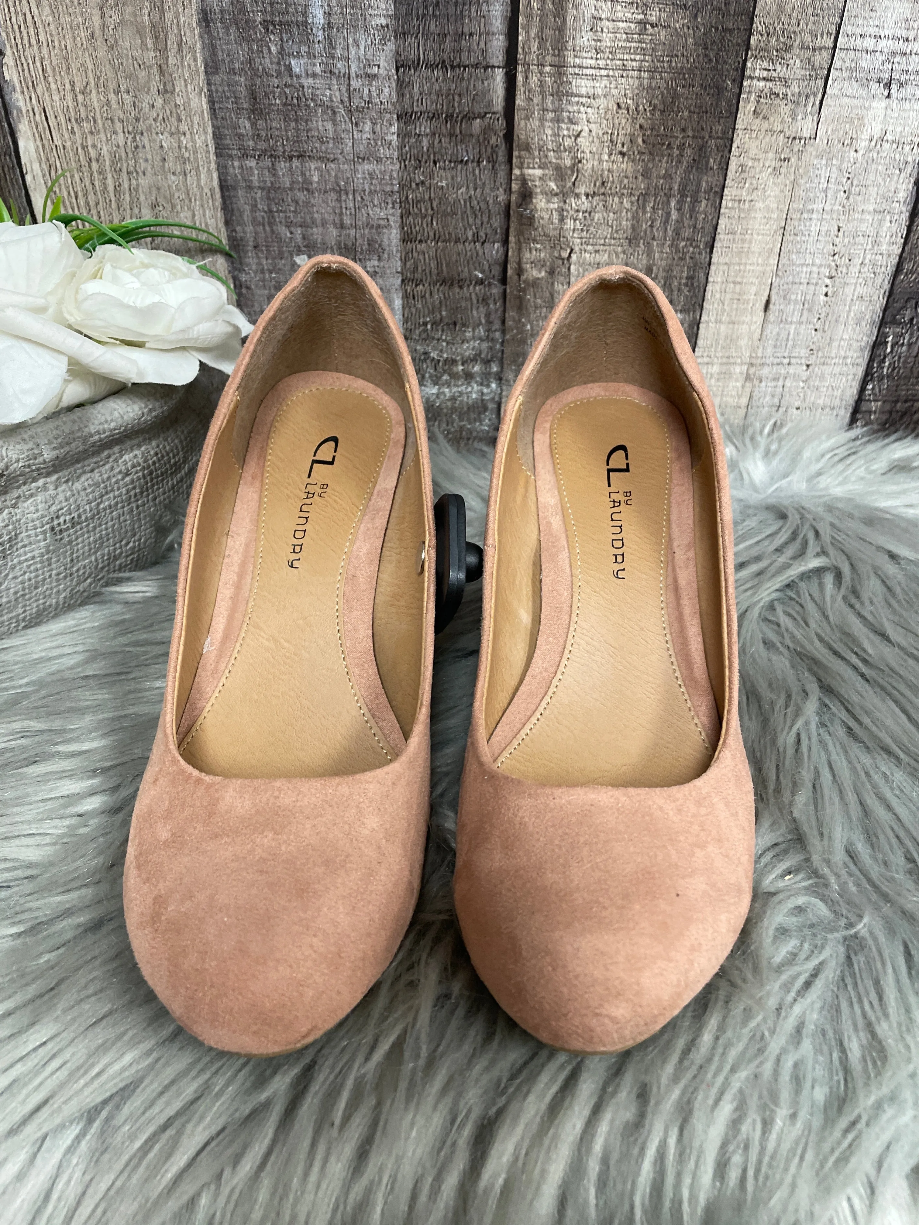 Shoes Heels Wedge By Cl By Chinese Laundry In Pink, Size: 7.5