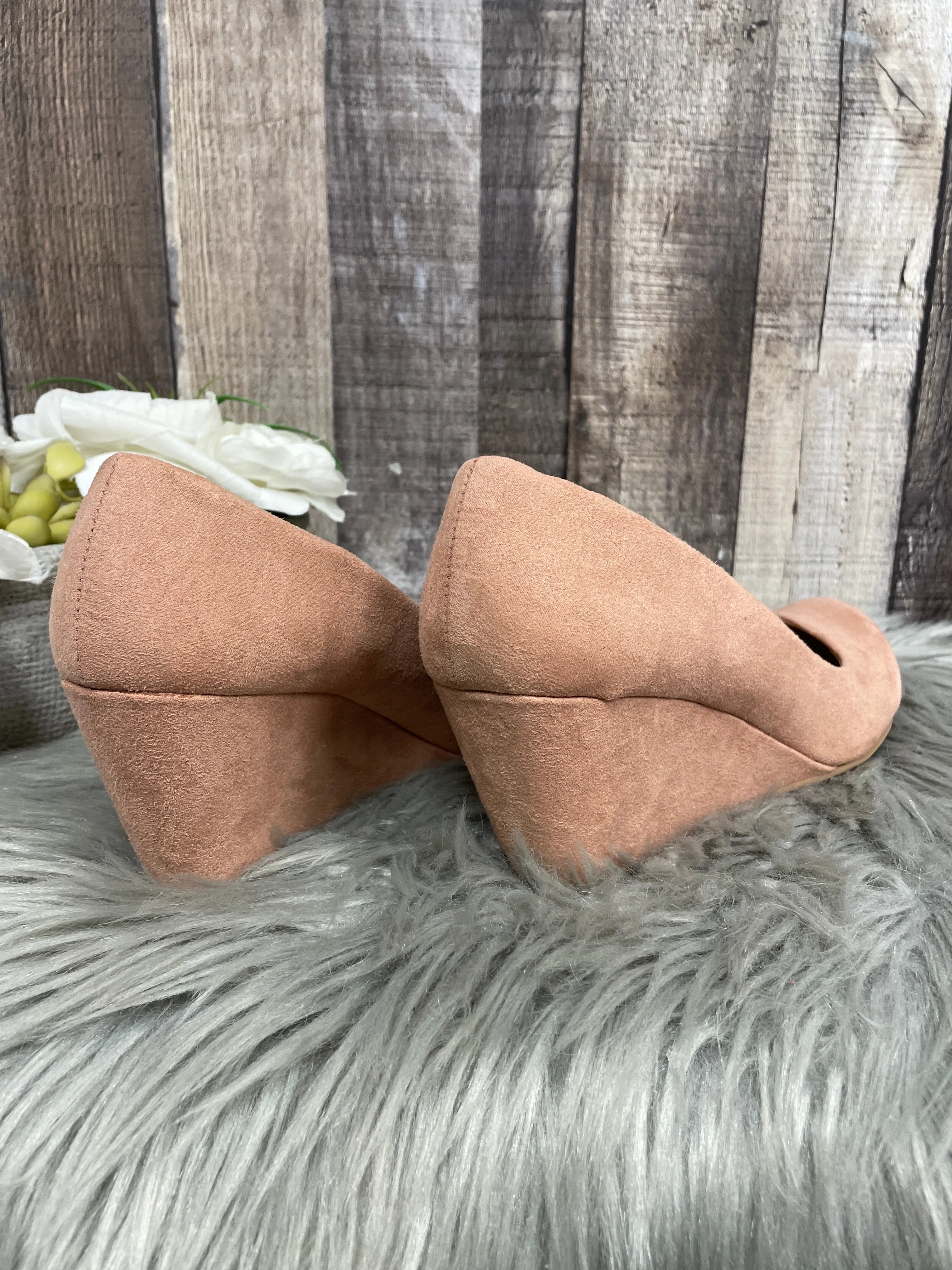 Shoes Heels Wedge By Cl By Chinese Laundry In Pink, Size: 7.5