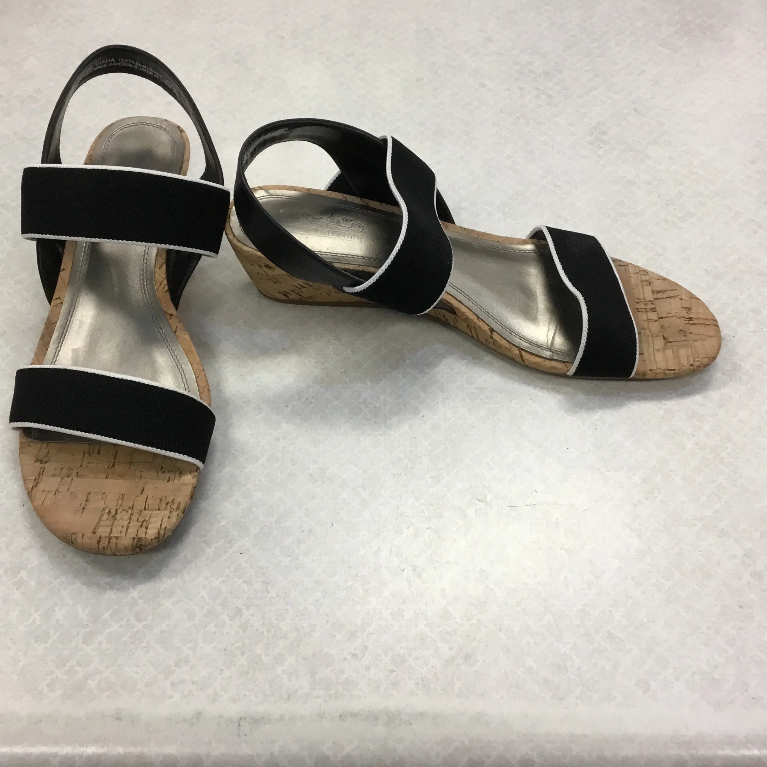 Shoes Heels Wedge By Coach And Four In Black, Size: 9