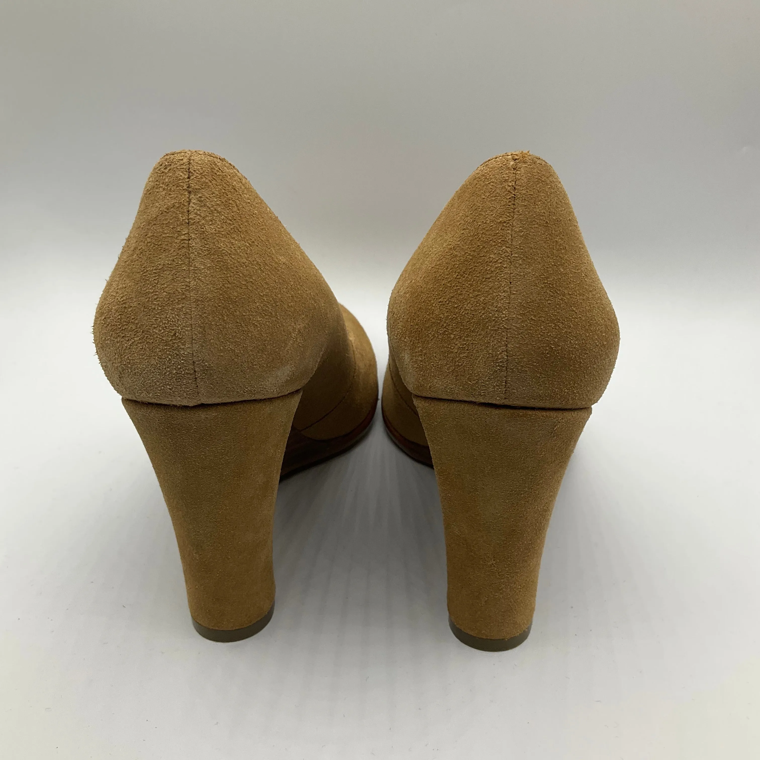 Shoes Heels Wedge By Donald Pliner In Tan, Size: 9.5