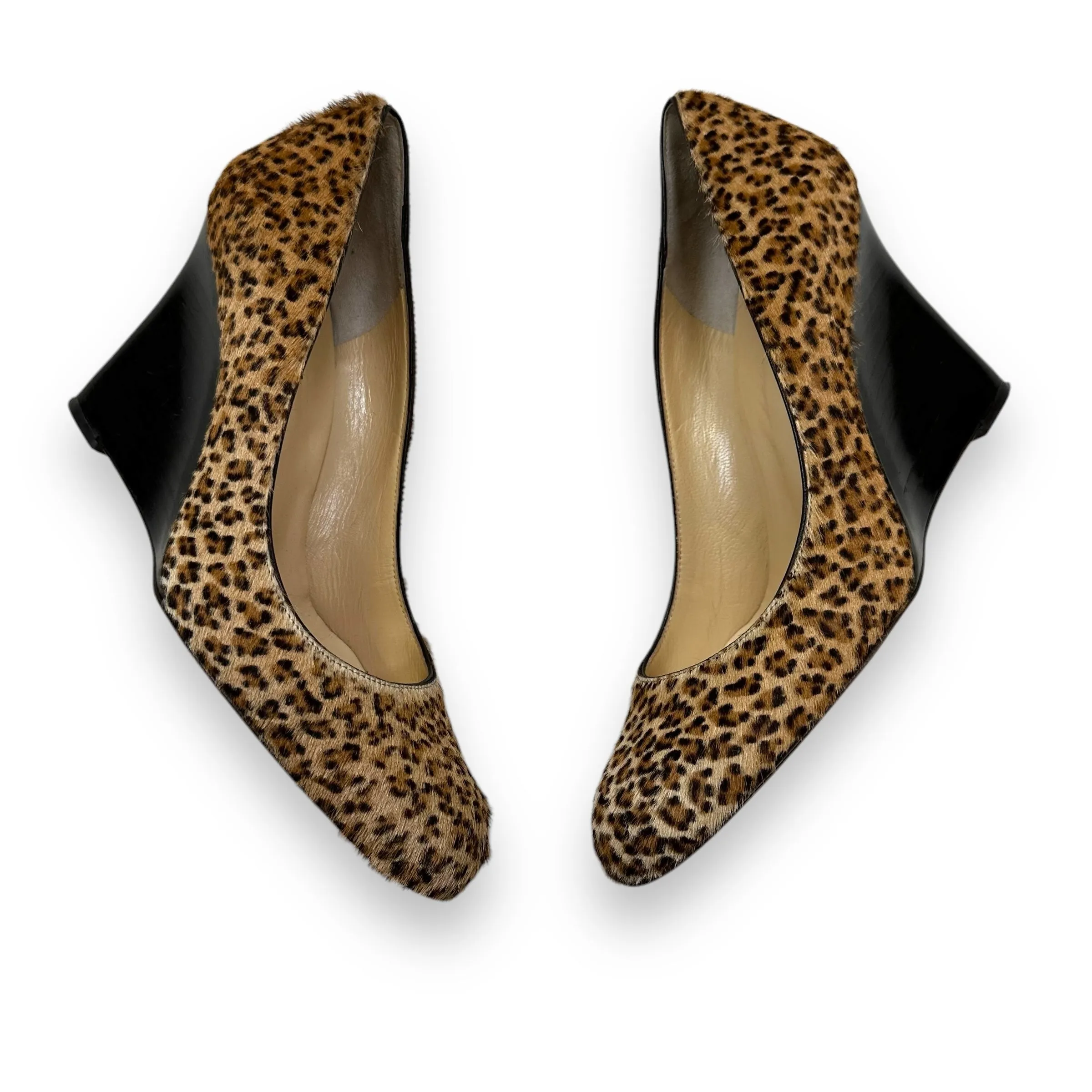 Shoes Heels Wedge By Kate Spade In Animal Print, Size: 7
