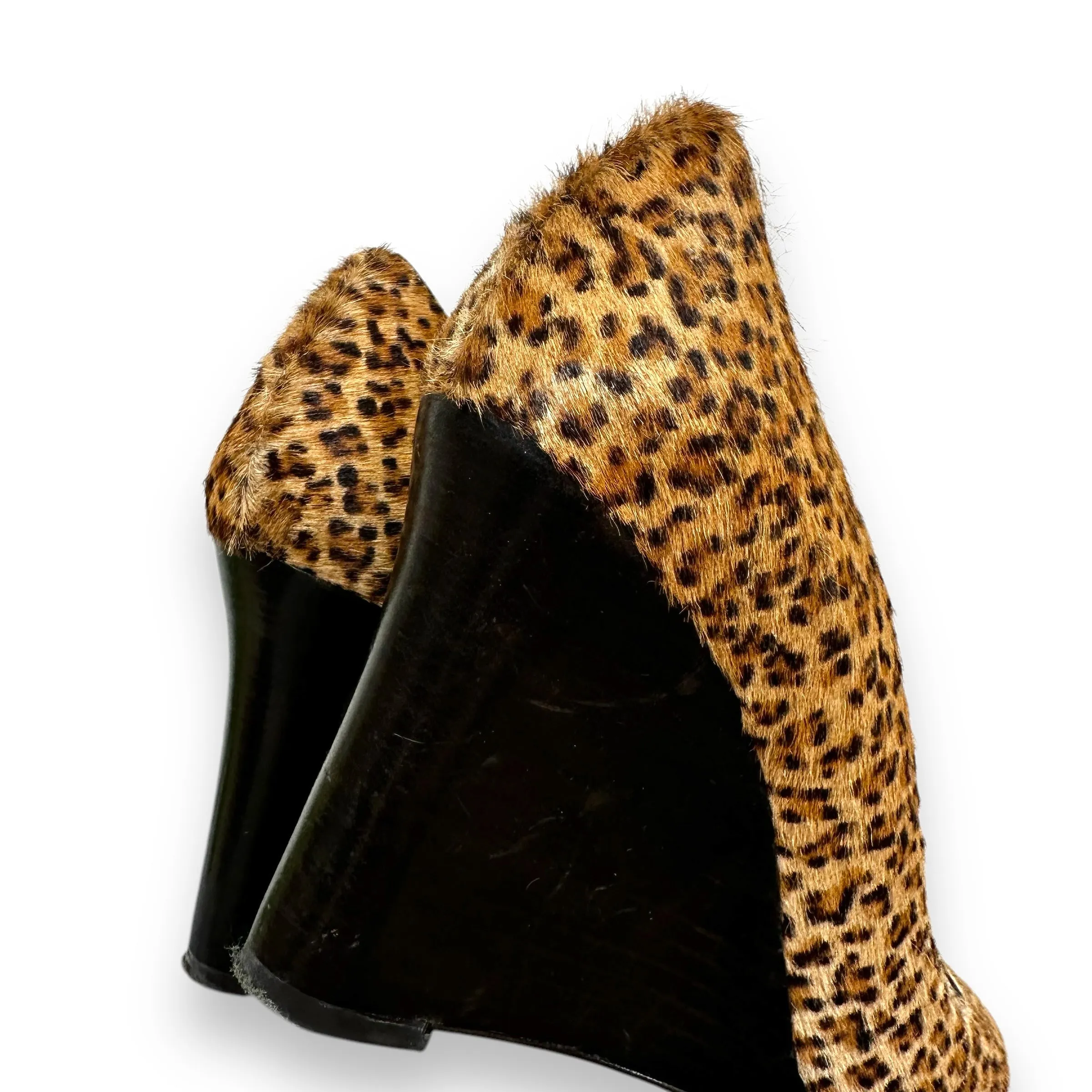 Shoes Heels Wedge By Kate Spade In Animal Print, Size: 7
