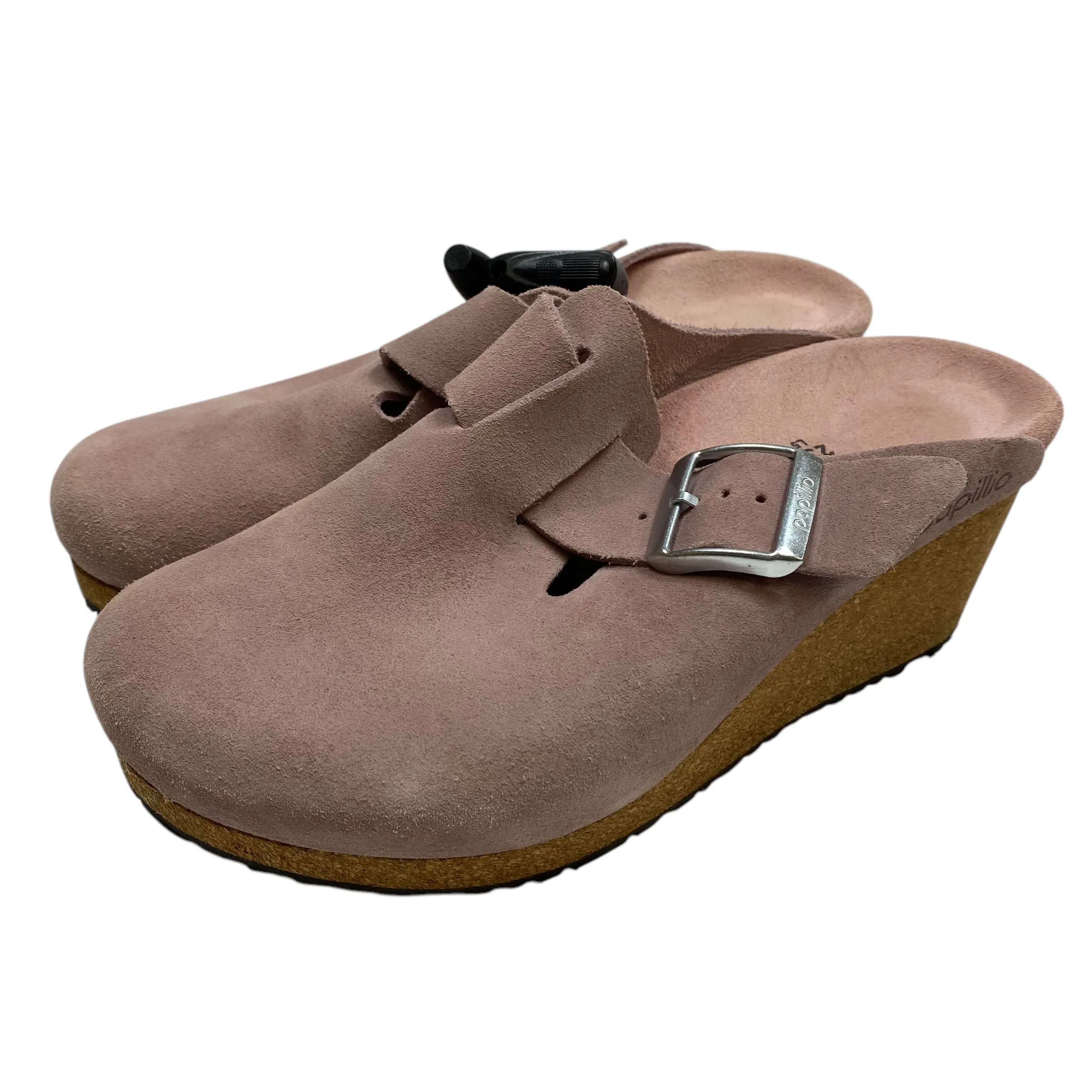 Shoes Heels Wedge By Papillio In Pink, Size: 5