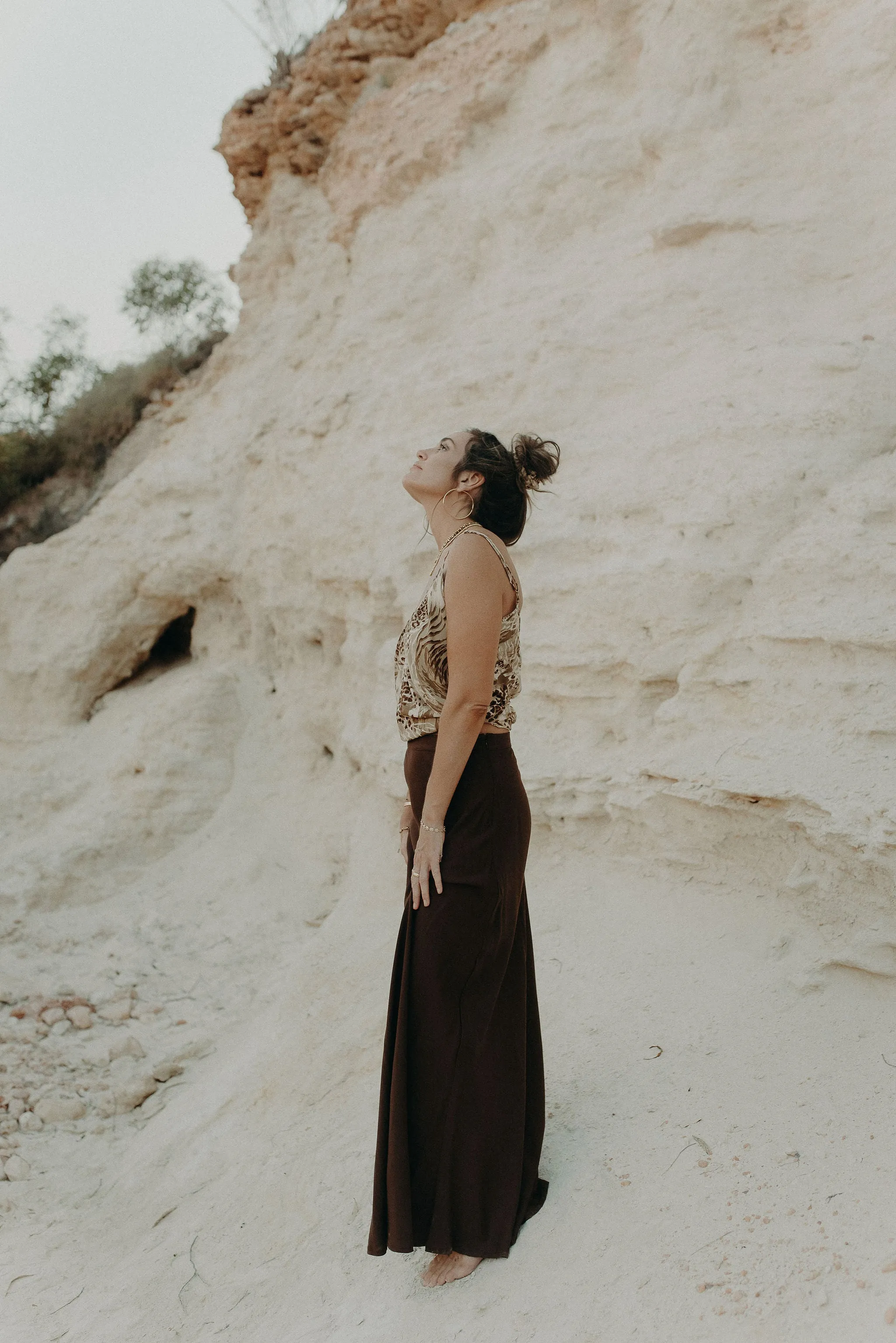 Sienna Maxi Skirt - chocolate