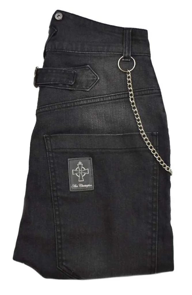 Skater Skinnys - Black Distressed
