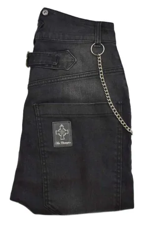 Skater Skinnys - Black Distressed