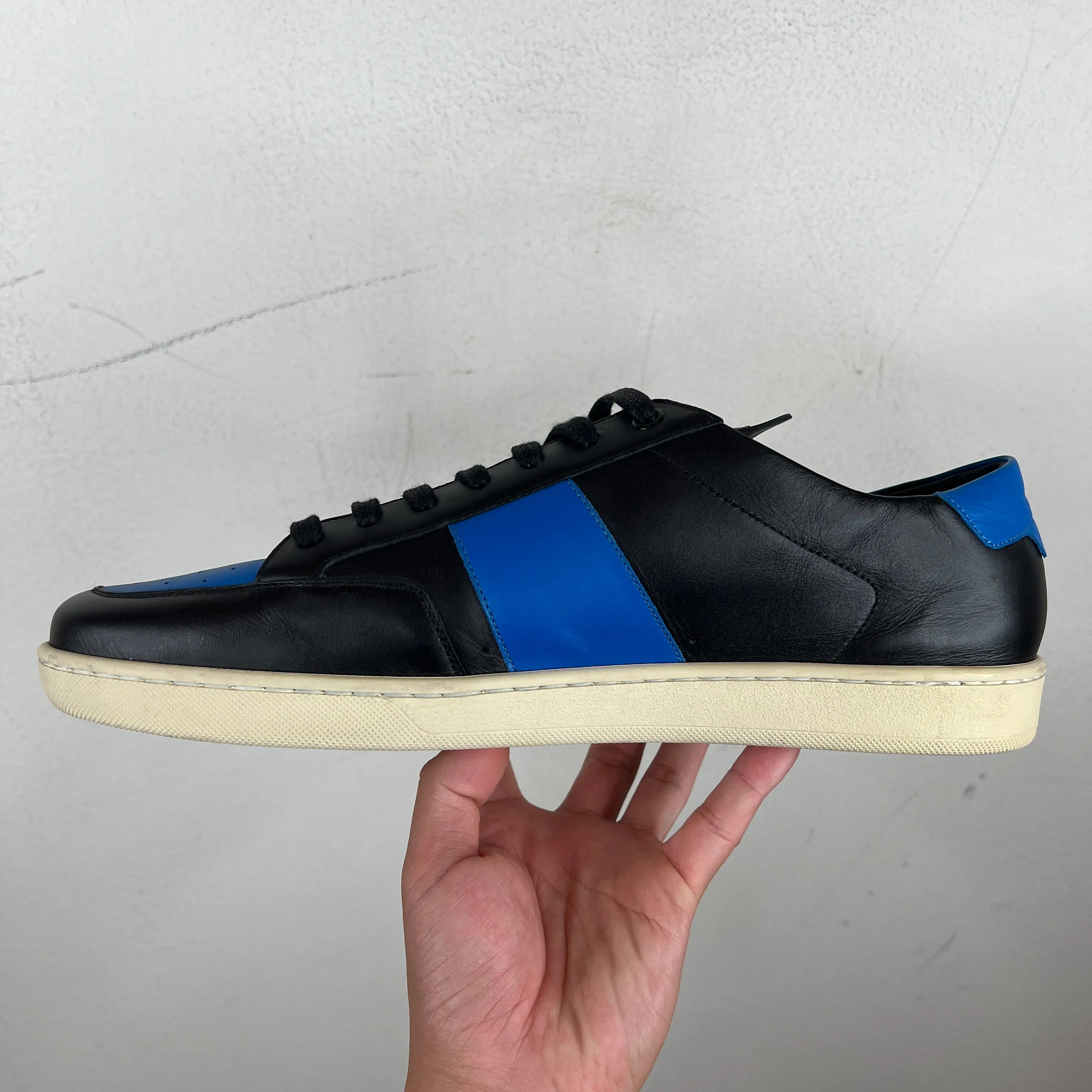 SLP Low Top Black/Blue Sneakers