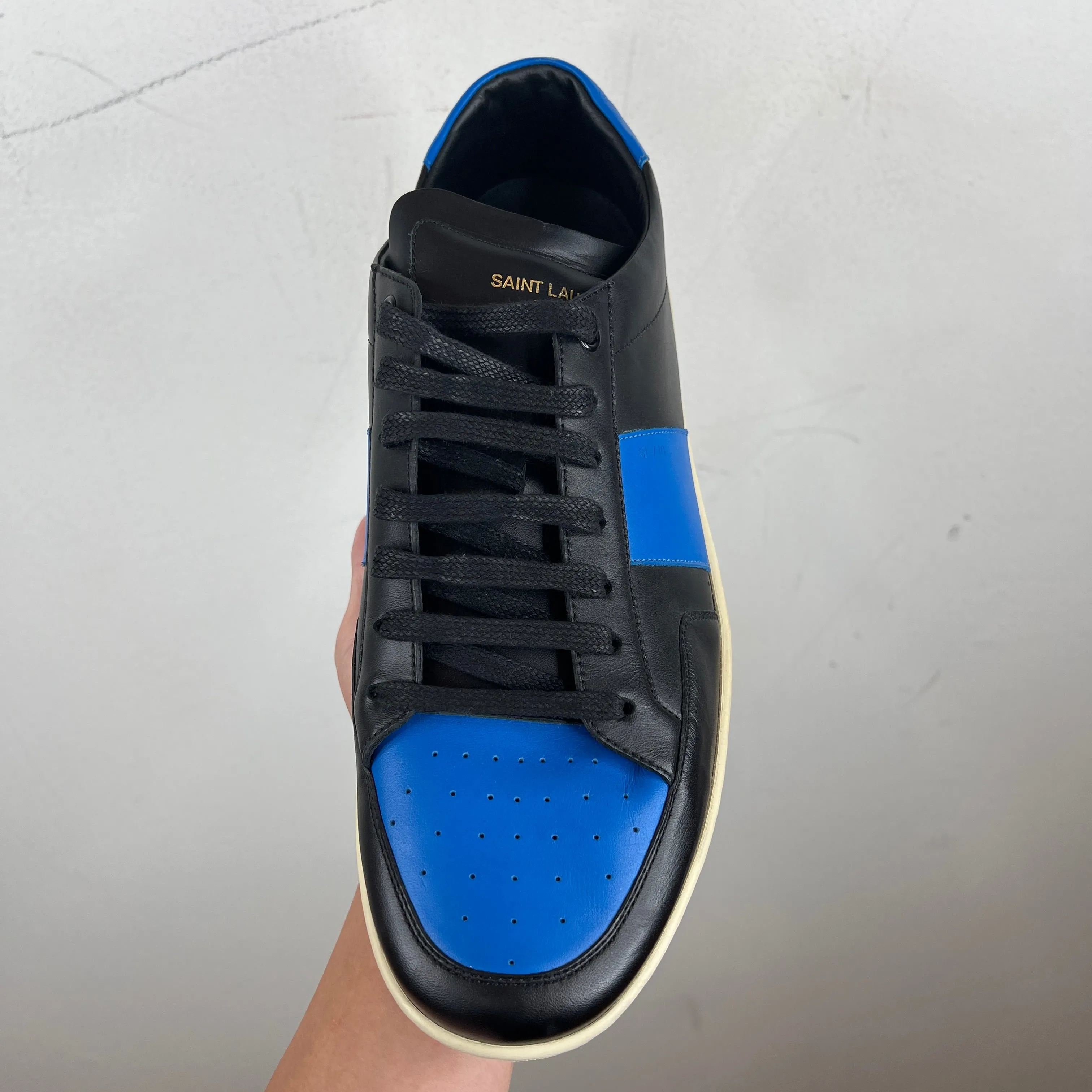 SLP Low Top Black/Blue Sneakers