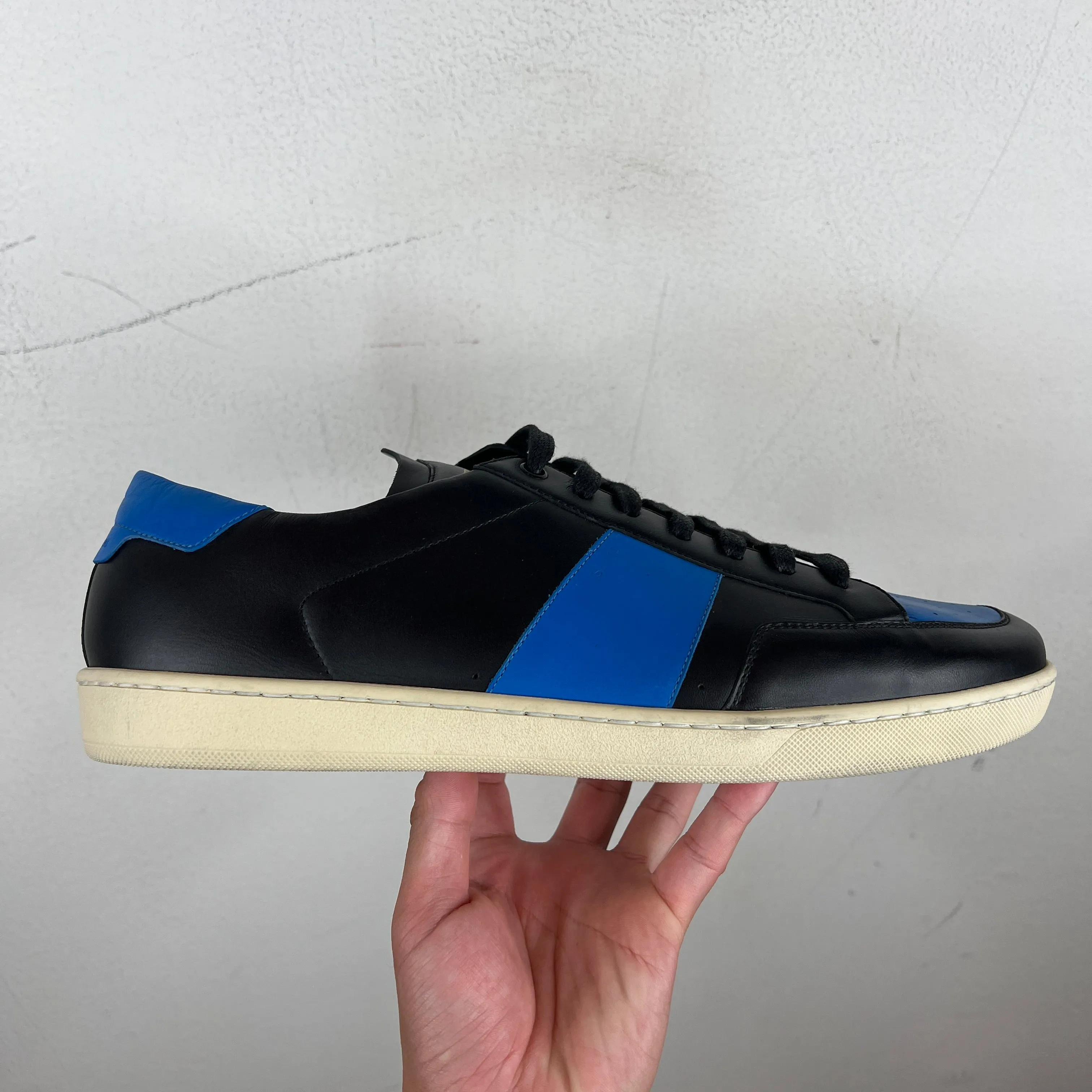 SLP Low Top Black/Blue Sneakers