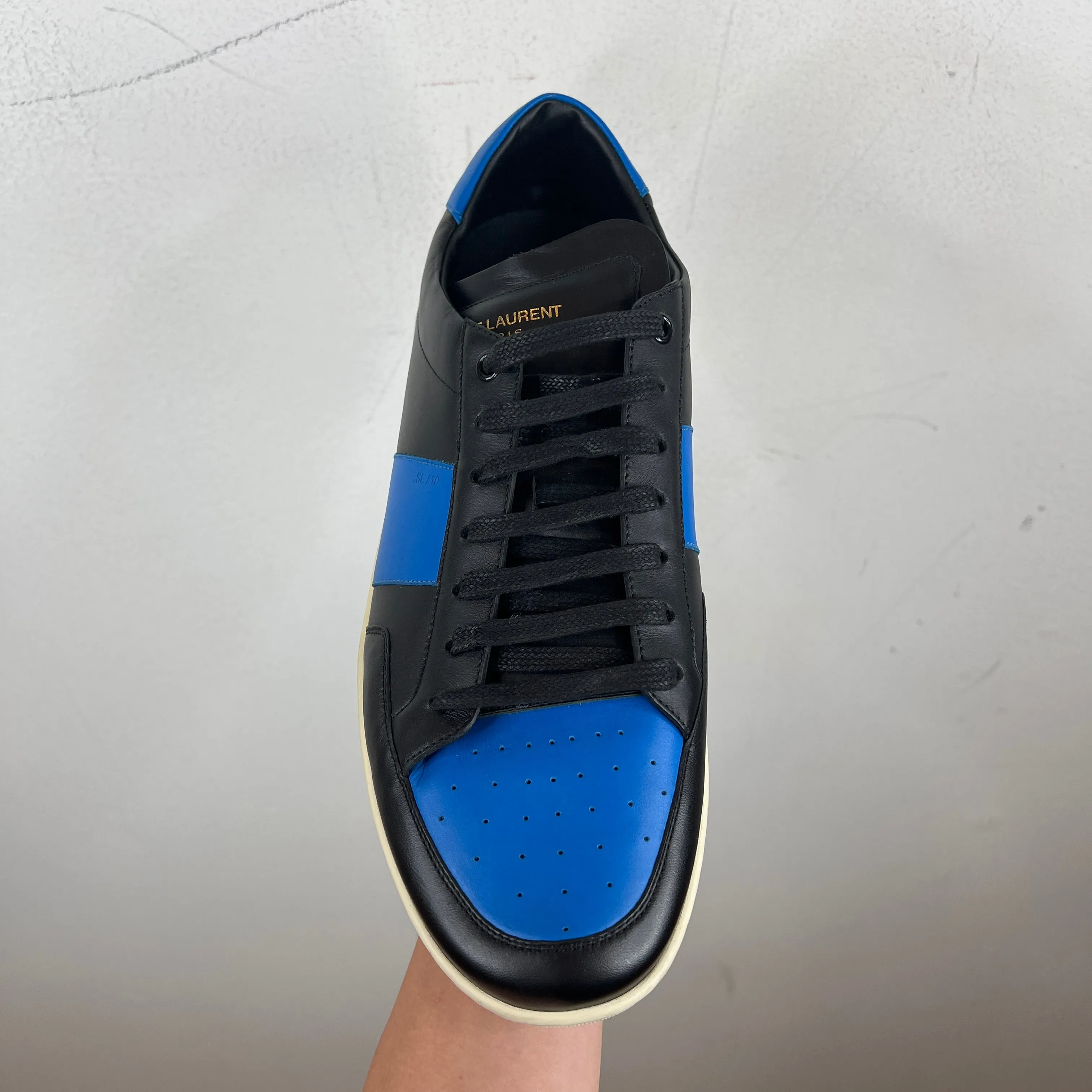 SLP Low Top Black/Blue Sneakers