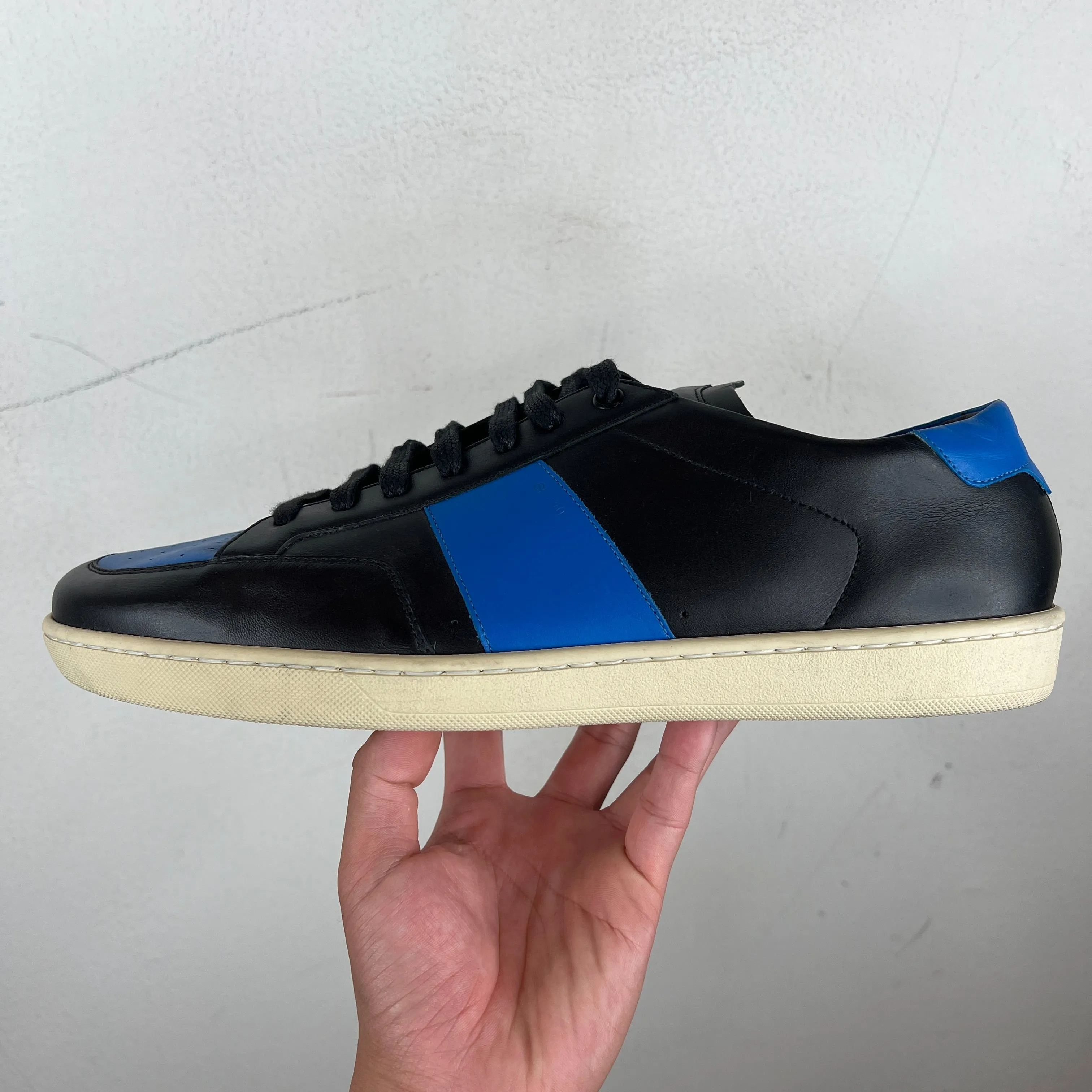 SLP Low Top Black/Blue Sneakers