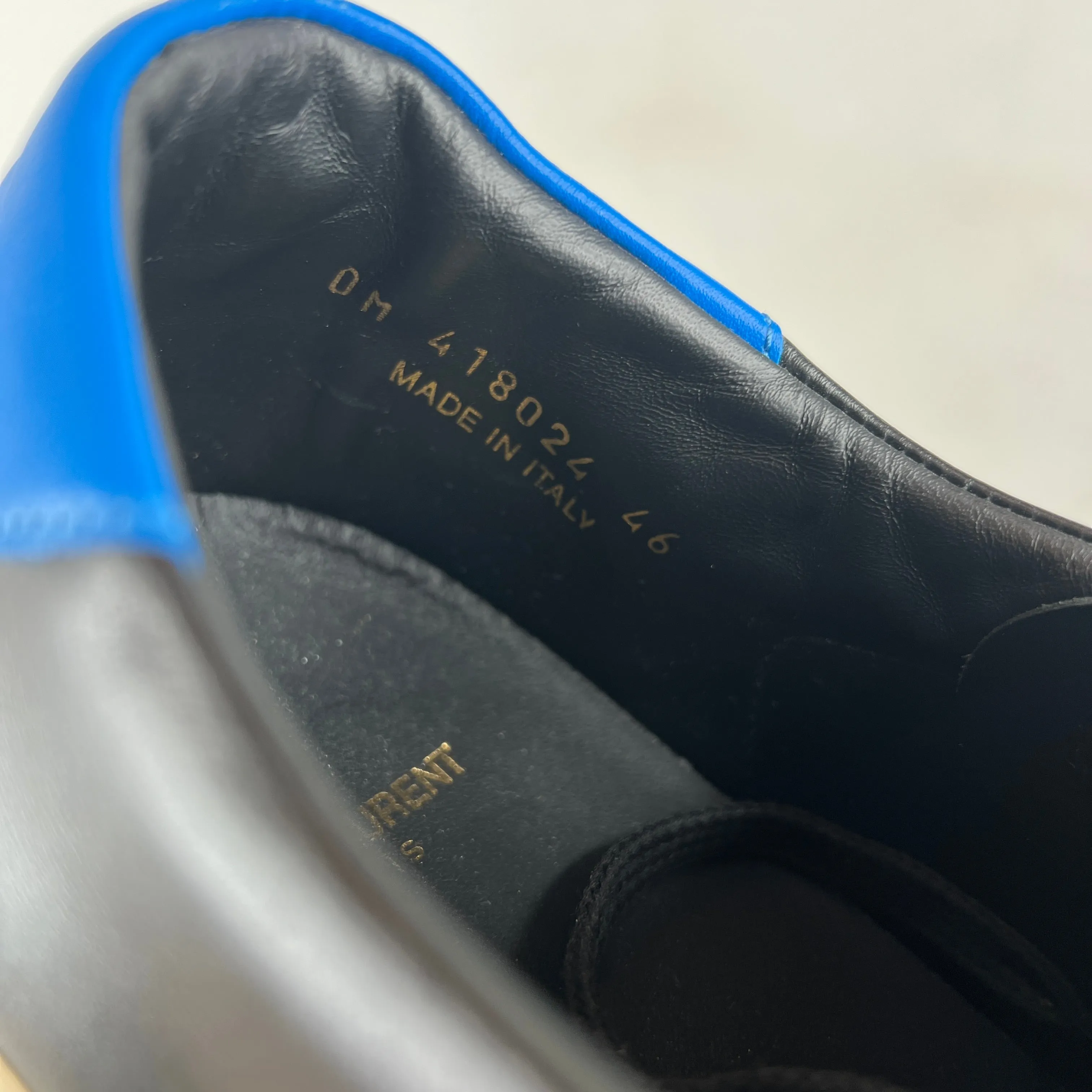 SLP Low Top Black/Blue Sneakers