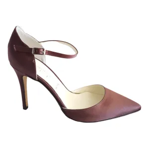 Something Bleu Satin Pointy Toe Heels size 7