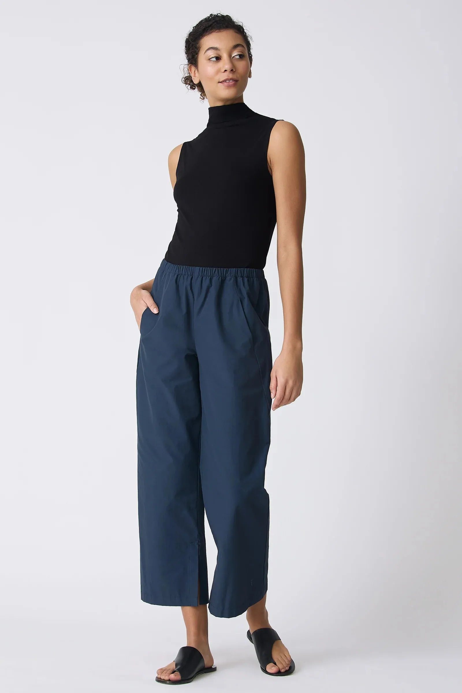 Split Hem Capri