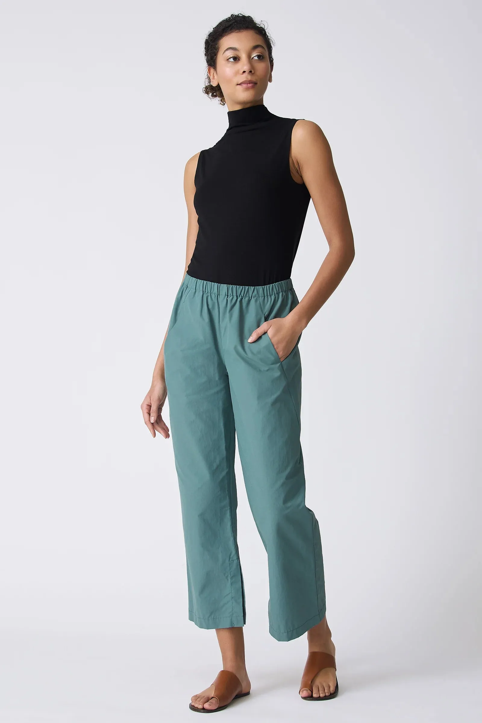 Split Hem Capri