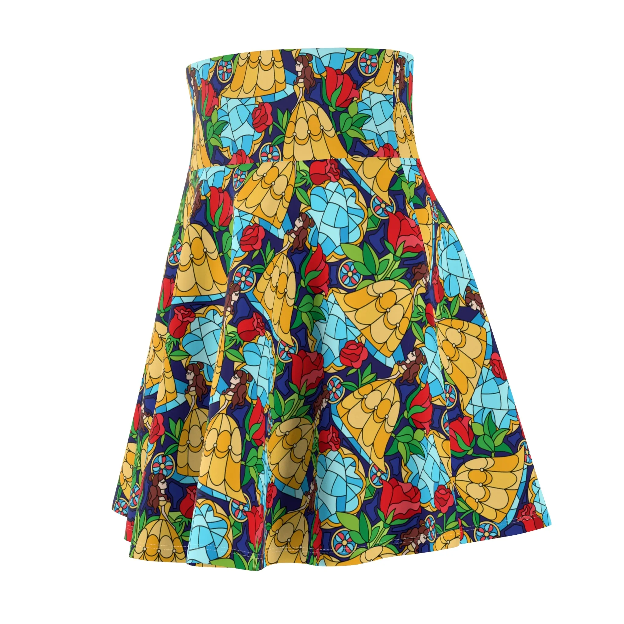 Stained Glass Women's Skater Skirt