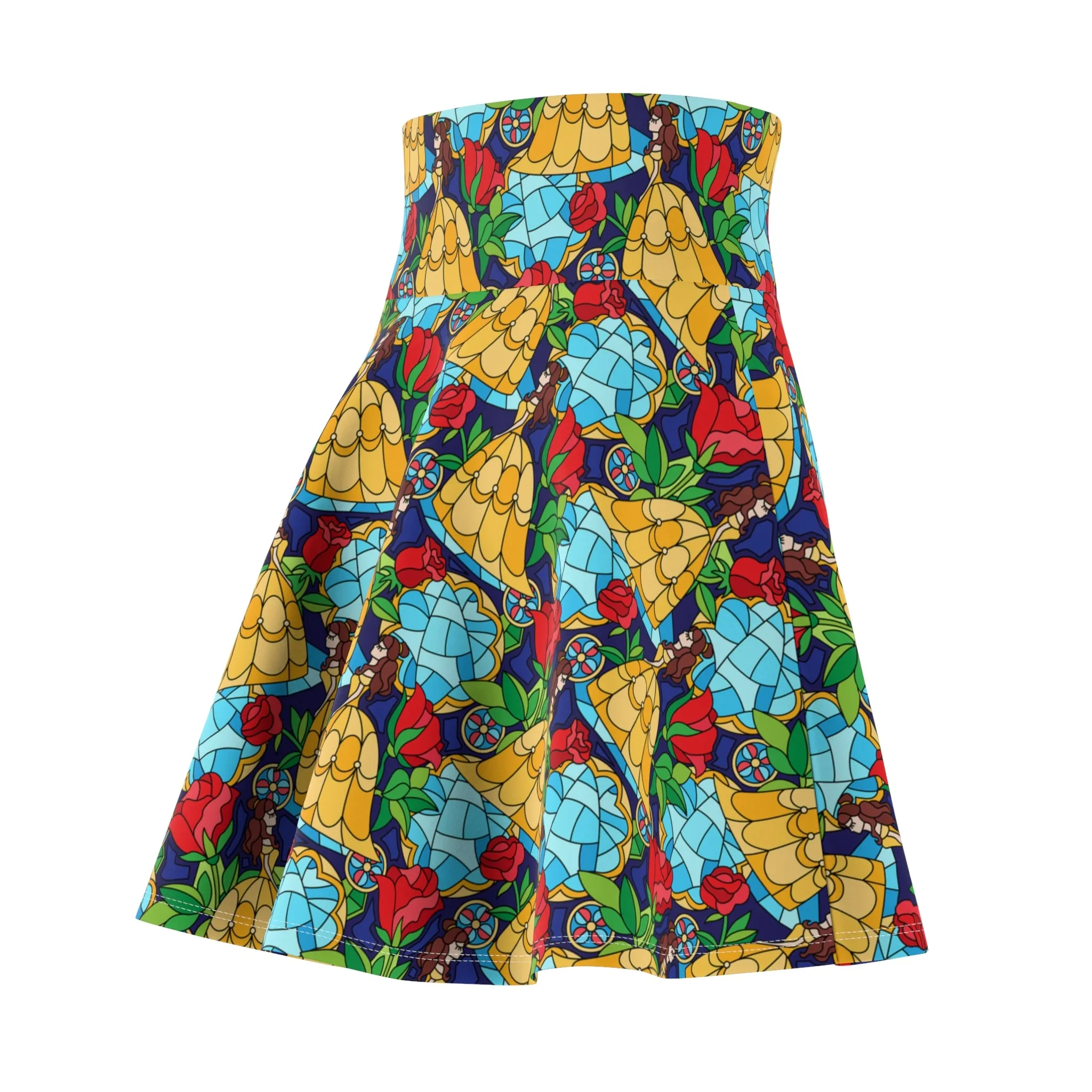 Stained Glass Women's Skater Skirt