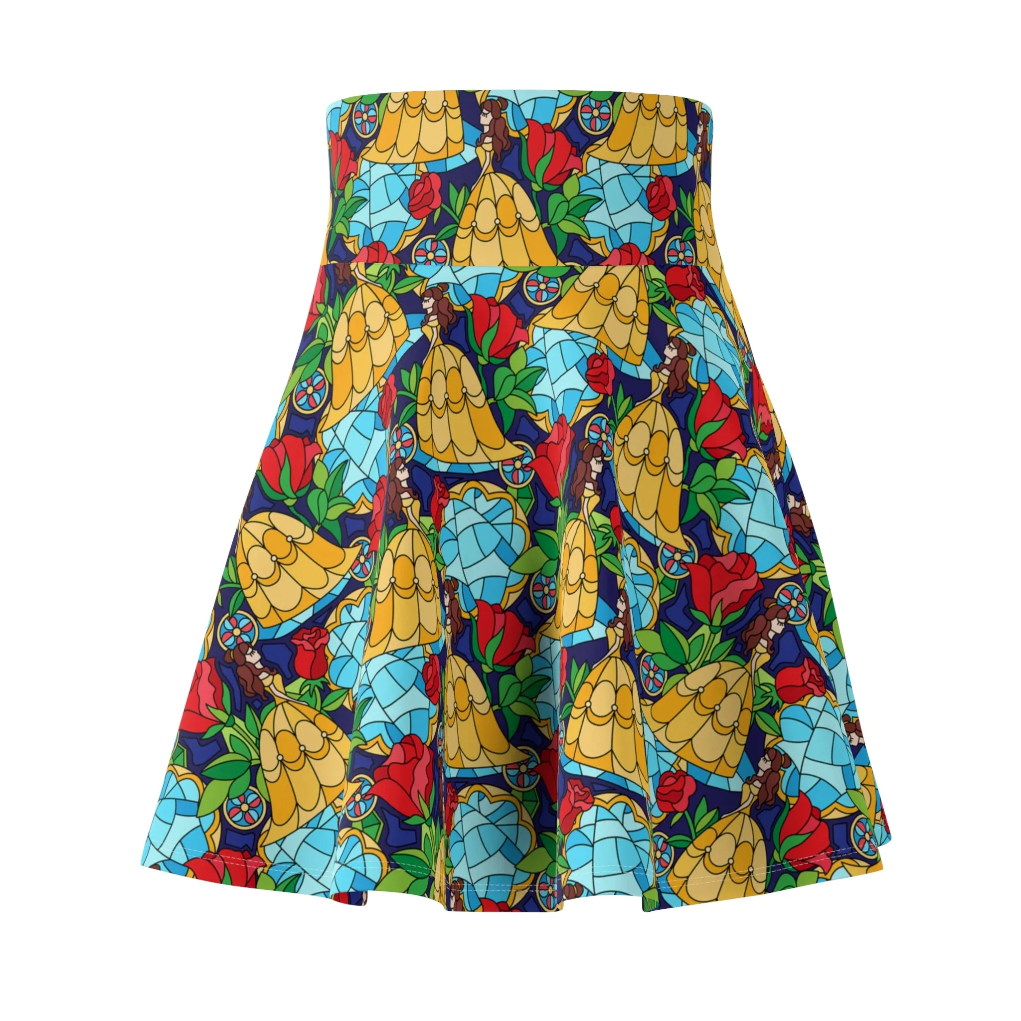 Stained Glass Women's Skater Skirt