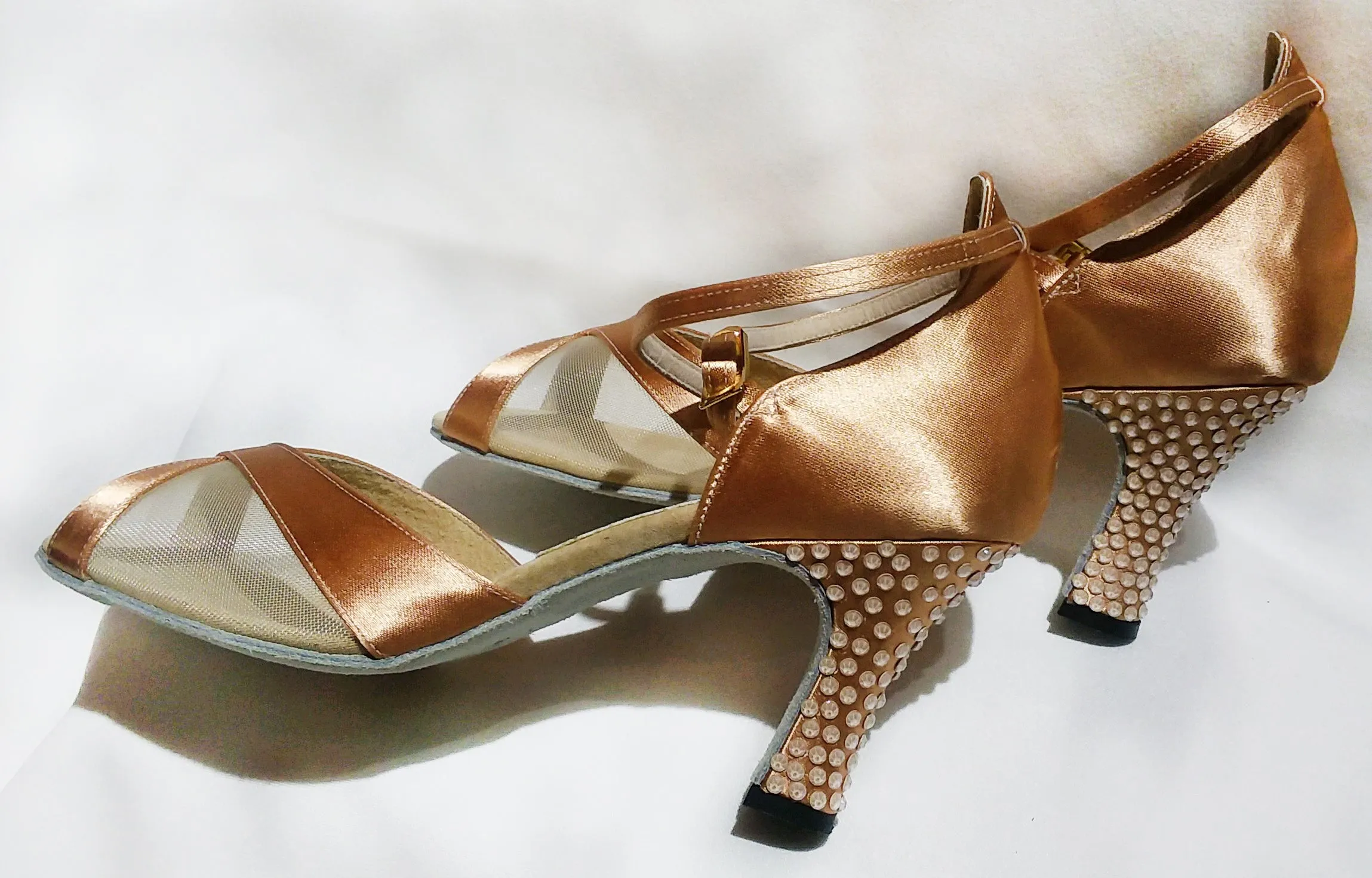 Style #72 Custom Rhinestone Dance Shoes- 7.5