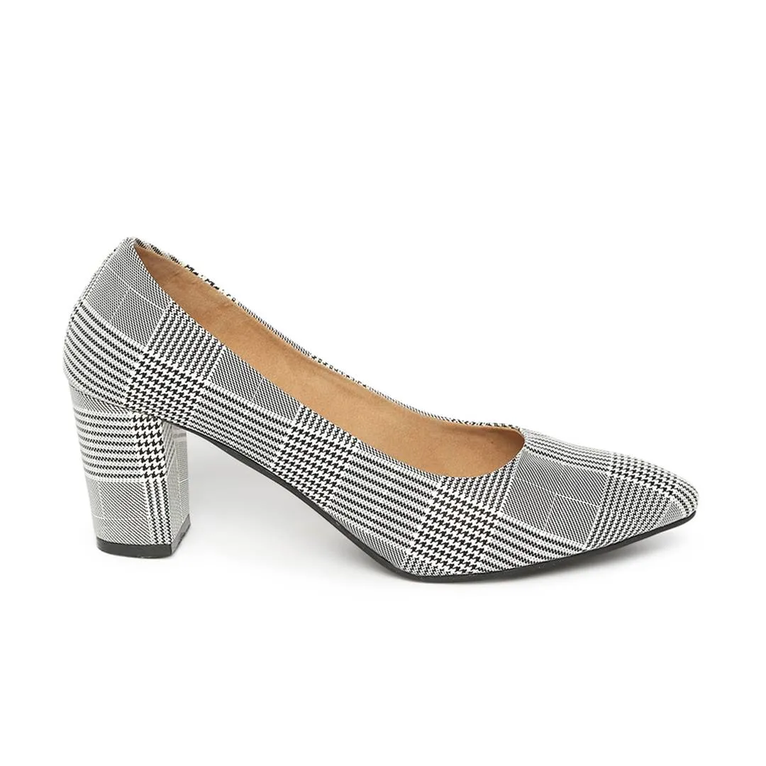 Synthetic Leather Silver Heel