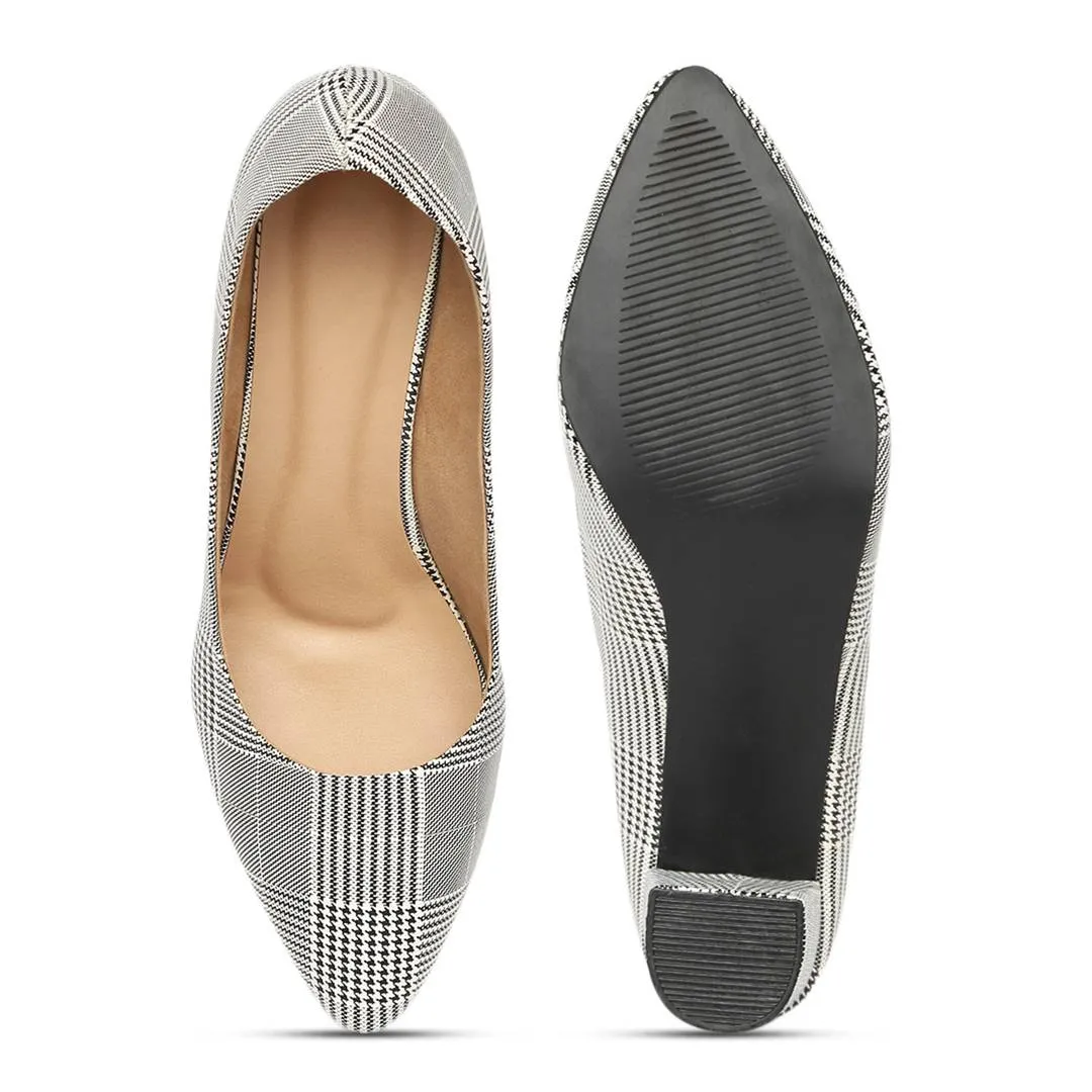 Synthetic Leather Silver Heel
