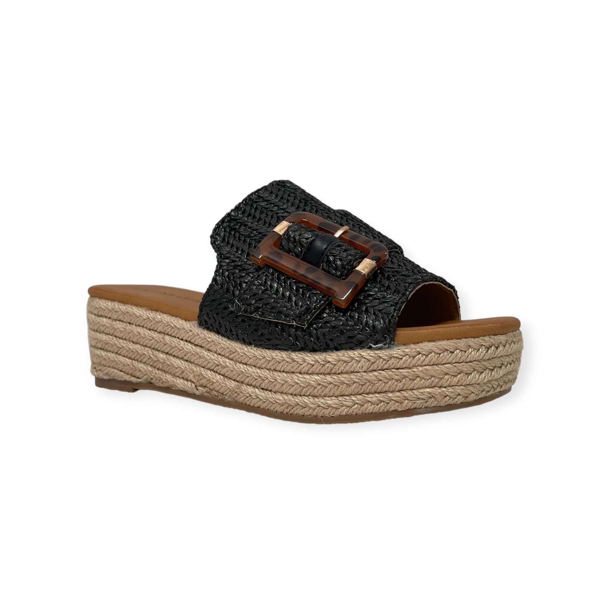 TAMBO LQ - BLACK RAFFIA