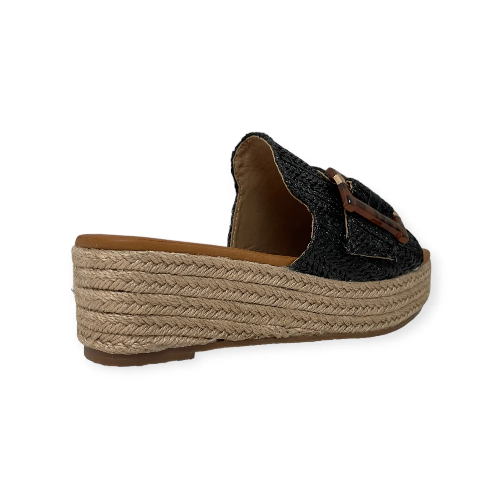 TAMBO LQ - BLACK RAFFIA