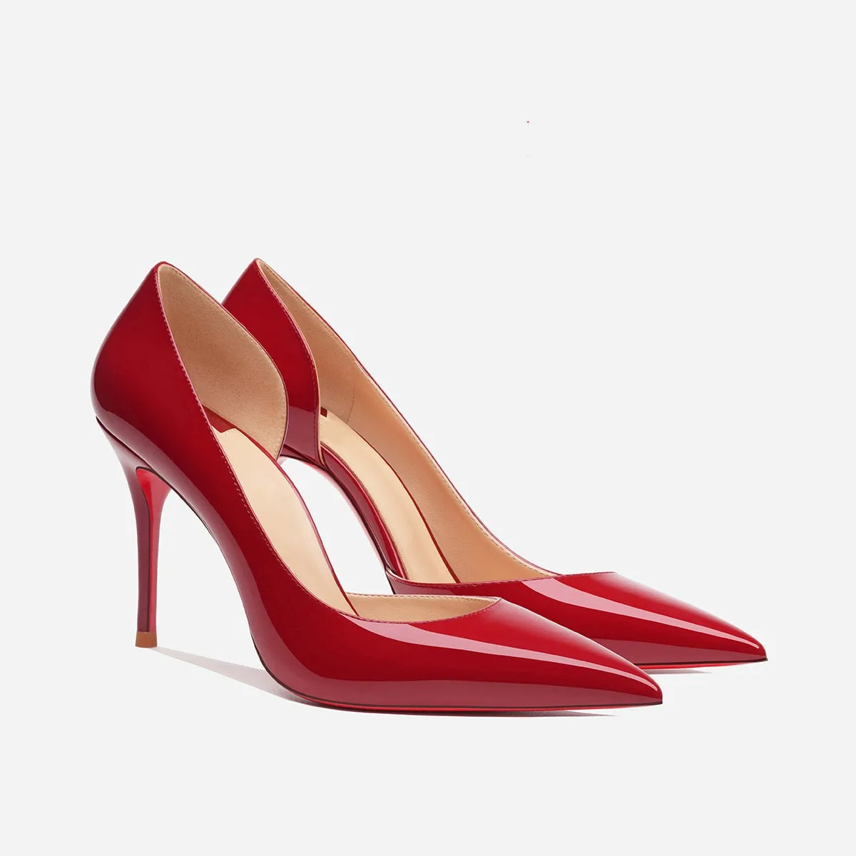 Tatianna Women's Open-Side Red Bottom Heels