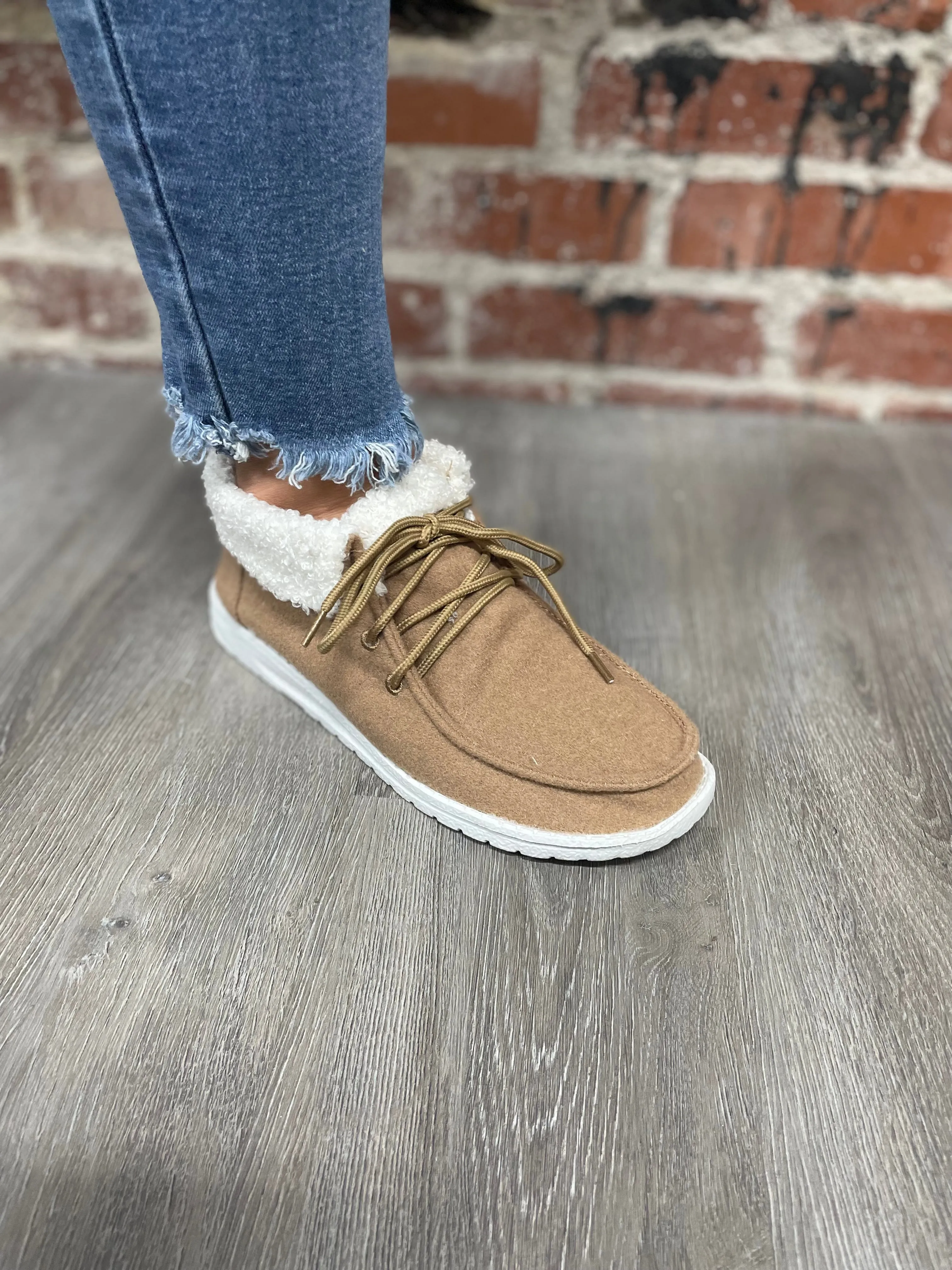 The Mikey Tan Sherpa Shoe