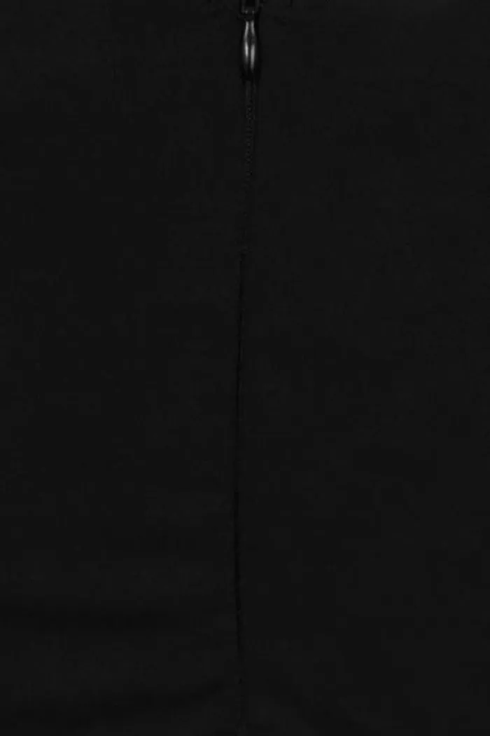 Tia Black Off Shoulder Ruffle Skater Dress