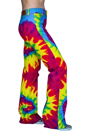 TIE DYE SIGNATURE TROUSER DENIM